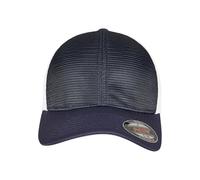 Flexfit 360 Omnimesh Cap 2-Tone Gorra de bisbol, Azul Marino, Blanco, L Unisex Adulto