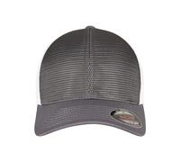 Flexfit 360t-flexfit 360 Omnimesh Cap 2-Tone Gorra de béisbol, Gris y Blanco, L/XL Unisex Adulto
