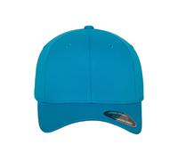 Flexfit 6277-Flexfit Wooly Combed Gorra de béisbol Unisex adulto, Azul (hawaiian ocean), S-M