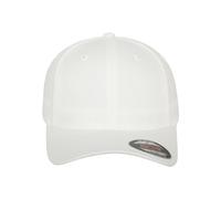 Flexfit Wooly Combed Gorra de béisbol, Blanco (White), XL-XXL Unisex Adulto