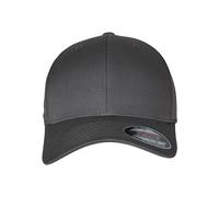 Flexfit 6277-Flexfit Wooly Combed Gorra de béisbol Unisex adulto, Gris (Dark grey), XS-S