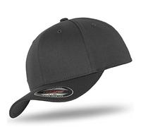 Flexfit Wooly Combed - Gorra de Béisbol Para Hombre, Gris (Darkgrey/Darkgrey), Talla S-M