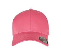 Flexfit 6277-Flexfit Wooly Combed Gorra de béisbol Unisex adulto, Rosa (dark pink), S-M