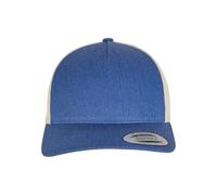 Flexfit 6506t-5-panel Retro Trucker 2-Tone Cap Gorra de béisbol, Blue/Beige, Talla única Unisex Adulto