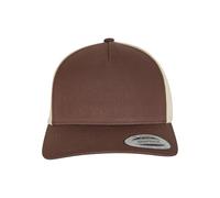 Flexfit 6506t-5-panel Retro Trucker 2-Tone Cap Gorra de béisbol, Mustang/Beige, Talla única Unisex Adulto