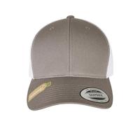 Flexfit 6606rt-yp Classics Recycled Retro Trucker Cap 2-Tone Gorra de béisbol, Gris/Blanco, Talla única Unisex Adulto