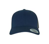 Flexfit 6606t-retro Trucker 2-Tone Gorra de béisbol, Azul Marino/Gris, Talla única Unisex Adulto