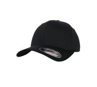 Flexfit Algodón Orgánico Gorra Béisbol Con Visera en Curva - Azul Blanco o Negro