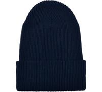 Flexfit Beanie Recycled Yarn Ribbed Knit Beanie Azul marino Einheitsgröße