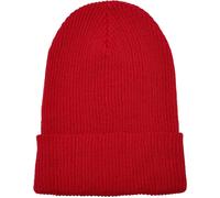 Flexfit Beanie Recycled Yarn Ribbed Knit Beanie Rojo Einheitsgröße