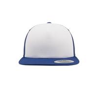Flexfit Camionero de Espuma Unisex con Tapa Frontal Blanca, Azul, Blanco, Talla única
