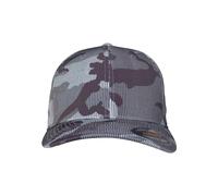 Flexfit Camo Stripe Cap - Gorra para Hombre, Disponible en Muchos Colores Diferentes, Tallas S-M hasta L-XL, Camo Oscuro., L-XL