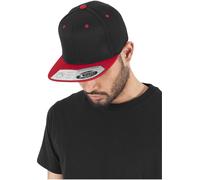 Flexfit Mütze 110 Fitted Snapback - Gorra de náutica, color negro / rojo, talla DE: One size