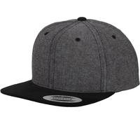 Flexfit Cap Chambray-Suede Snapback Negro Einheitsgröße