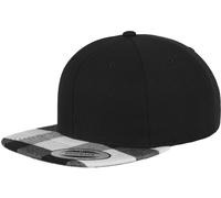 Flexfit Cap Checked Flannel Peak Snapback Negro/Blancoite Einheitsgröße