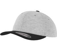 Flexfit Cap Double Jersey 2-Tone Gris/Negro L/XL