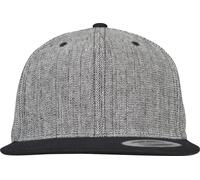 Flexfit Cap Melange Solid Snapback Negro Melange/Negro Einheitsgröße