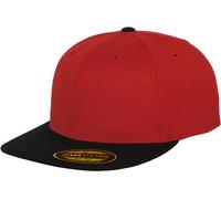 Flexfit Cap Premium 210 Fitted 2-Tone Rojo/Negro S/M