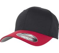 Flexfit Cap Wooly Combed 2-Tone Negro/Rojo S/M