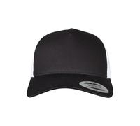 Flexfit 5-Panel Retro Trucker 2-Tone Cap Cabo, Negro y Blanco, Talla única Unisex Adulto