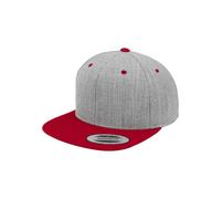 Flexfit Classic 2-Tone Snapback Gorra Baseball Yupoong Heather Grey