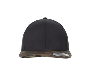 Flexfit Classic Snapback 2-Tone - Gorra Elegante de Béisbol con Forma Clásica y Material de Mezcla de Lana Unisex Adulto