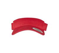 Flexfit Curved Visor Cap Gorra, Unisex adulto, Rojo, Talla única
