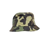 Flexfit Damen/Herren Bucket Hat Sombrero de Pesca, Verde Camuflaje, Talla única Unisex Adulto