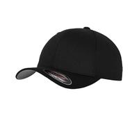 Flexfit de Lana Cardado Gorra Béisbol Con Curvo Peak [Unisex Niños A Adultos]