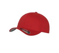 Flexfit de Lana Cardado Gorra Béisbol Con Curvo Peak [Unisex Niños A Adultos]