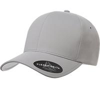Flexfit Delta Seamless Cap Gorra de béisbol, Plateado, S/M para Hombre
