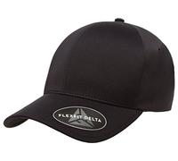 Flexfit Gorra sin Costuras Delta Sombrero, Negro, S/M para Hombre