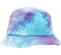 Flexfit Festival Print Bucket Hat Sombrero de Pesca, Morado Turquesa, Talla única Unisex Adulto