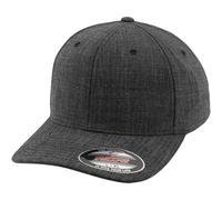 Flexfit Fino Mezcla Cap Black Gorra de Béisbol Unisex Deportivo Elastizada