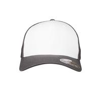 Flexfit (FLEYK) Flexfit Mesh Colored Front unisex, gris oscuro y blanco, S/M