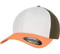 Flexfit Gorra 3-Tone Flexfit Rojo/Hoite/Negro L/XL
