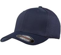 Flexfit Gorra Ajustada de Malla de Aire ultrafibra Sombrero, Azul Cobalto, S-M para Hombre