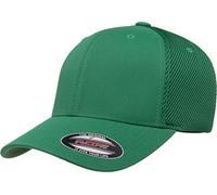 Flexfit Gorra Ajustada de Malla de Aire Ultrafibra - Gorro/Sombrero Hombre | 98 % algodón, 2 % elastano PU, perfil medio, visera Permacurv, parte inferior negra