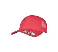 Flexfit 5-panel Retro Trucker Cap, Gorra Unisex Adulto, Rojo (red), Talla Única