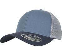 Flexfit Gorra para Hombre 110 Trucker, Disponible en Muchos Colores Diferentes, Talla única, Tonos Azules, Talla única