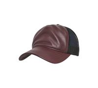 Flexfit Gorra Unisex de Piel. marrón y Negro Talla única