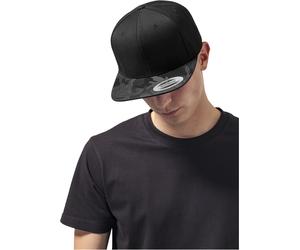 Flexfit Gorra Camo Visor Snapback Negro Camuflaje Einheitsgröße