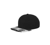Flexfit Gorra 'Checked Flanell Peak' gris / negro / blanco 55-60 gris / negro / blanco