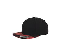 Flexfit Gorra 'Checked Flanell Peak' rojo / negro 55-60 EUR