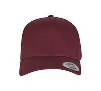 Flexfit Gorra clásica para Hombre de 5 Paneles, Disponible en Muchos Colores Diferentes, Tallas única, marrón, Talla única