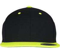 Flexfit Gorra Classic Snapback 2-Tone Negro/Neonamarillo Einheitsgröße