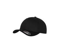 Flexfit 6277-Flexfit Wooly Combed Gorra de béisbol Unisex adulto, Negro (black), XXL