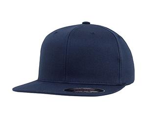 Flexfit Gorra de Béisbol con Visera Plana, Gorra Unisex, Panel Frontal Sólido, Costuras Resistentes, Gorra de Estilo Hip Hop, Talla S - L/XL