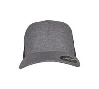 Flexfit Tapa de Carbono Delta-2 Tonos Gorra de béisbol, Melange Blue/Melange Charcoal, S-M Unisex Adulto