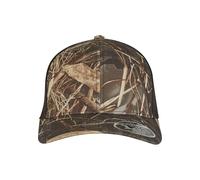 Flexfit Gorra de béisbol Unisex 110 de Malla, Gorra de Camuflaje Realtree, Gorra de béisbol con Cierre Snapback para Hombre y Mujer, Talla única, marrón, Talla única